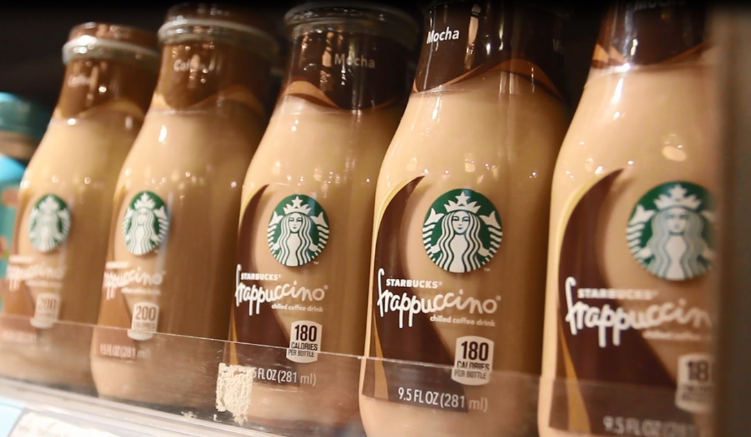 Starbucks Ready-to-Drink Frappuccinos on shelves