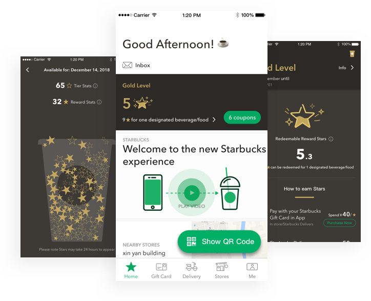 The Starbucks App Pay Earn Stars Get Rewards Starbucks China